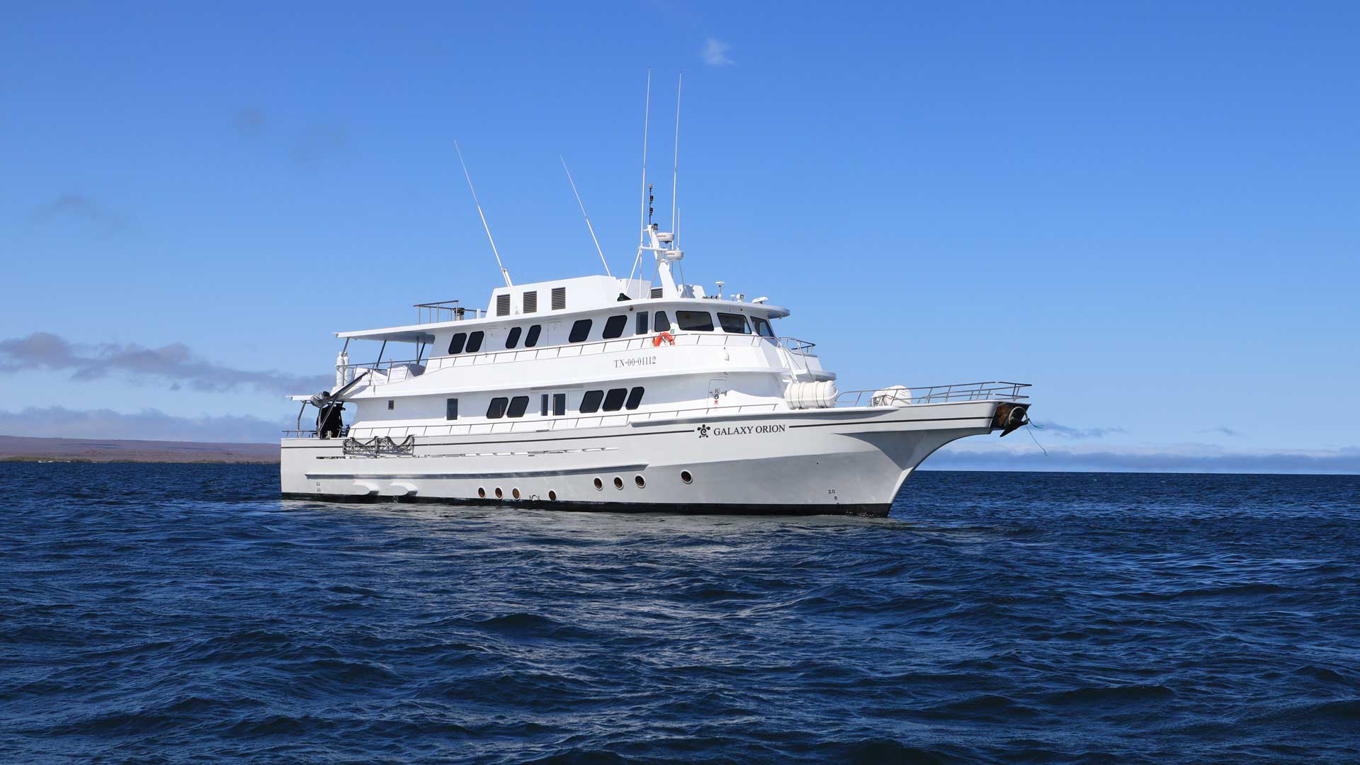Galaxy Orion intimate Galápagos yacht cruise